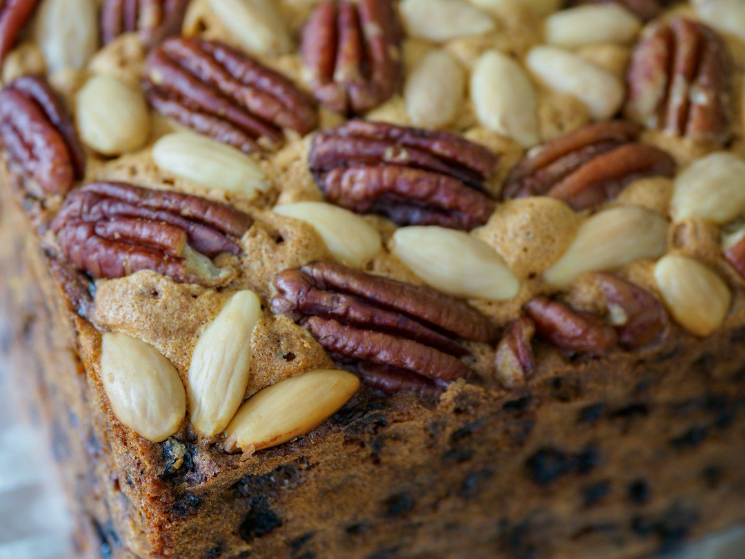 Bolo de Natal caseiro com frutas