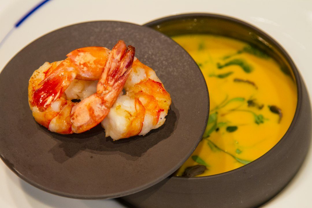 Shrimp soup. Imagem ilustrativa para Camarão na Moranga.